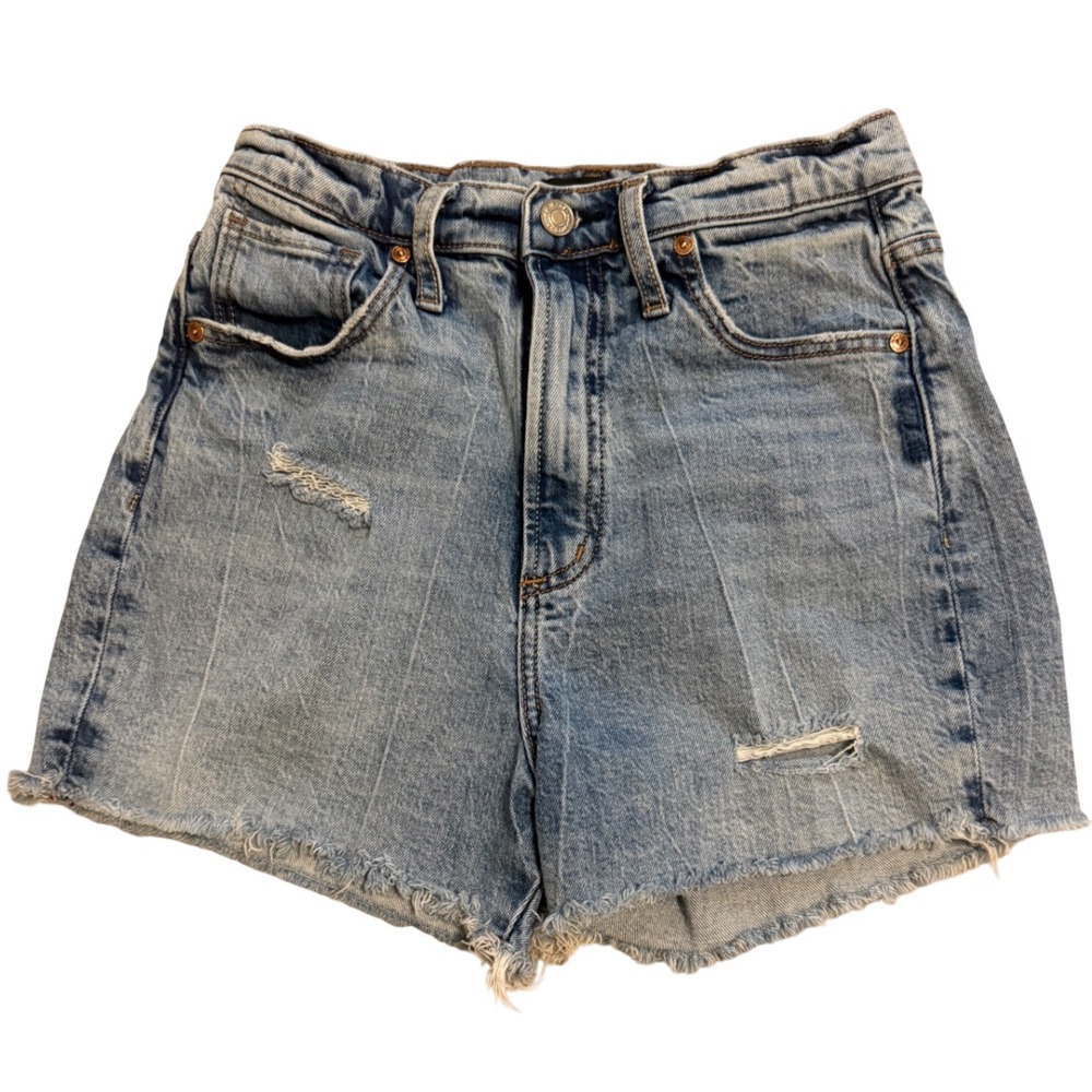 Silver Jeans Co Highly Desirable Shorts Womens 26 Blue Excellent Distressed Raw